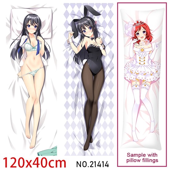 Anime Girl Sakurajima Mai Dakimakura Hugging Body Pillow Case Cover