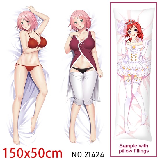 Anime Girl Sakura Dakimakura Hugging Body Pillow Case Cover