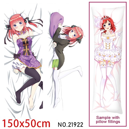 Anime Girl Nakano Nino Dakimakura Hugging Body Pillow Case Cover