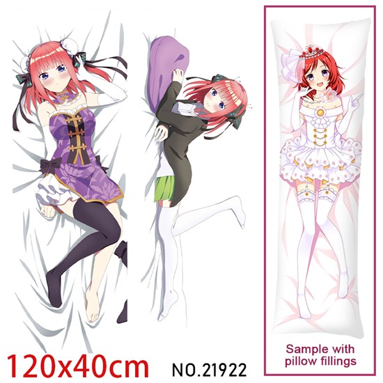Anime Girl Nakano Nino Dakimakura Hugging Body Pillow Case Cover