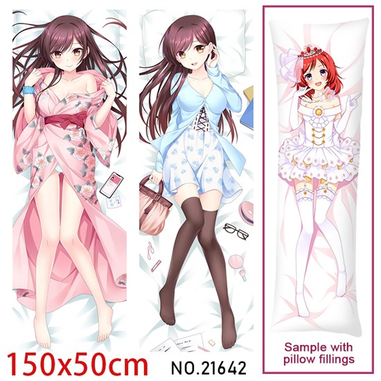 Anime Girl Mizuhara Chizuru Dakimakura Hugging Body Pillow Case Cover