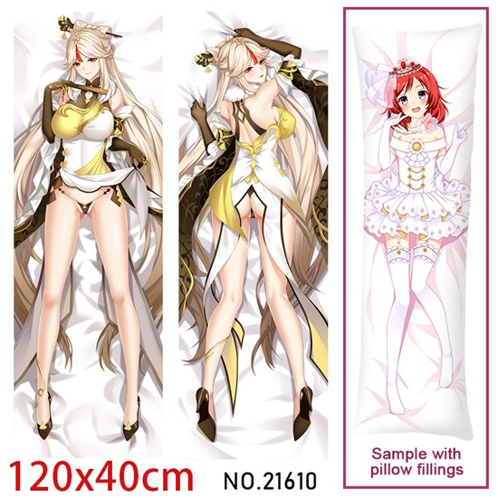 Anime Girl Ning Guang Dakimakura Hugging Body Pillow Case Cover