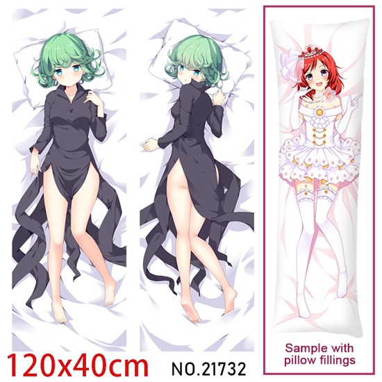 Anime Girl Tatsumaki Dakimakura Hugging Body Pillow Case Cover