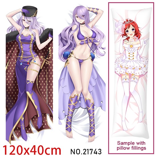 Anime Girl Selvaria Dakimakura Hugging Body Pillow Case Cover