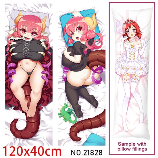 Anime Girl Iruru Dakimakura Hugging Body Pillow Case Cover