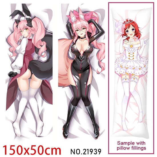 Anime Girl Tamamo no Mae Dakimakura Hugging Body Pillow Case Cover