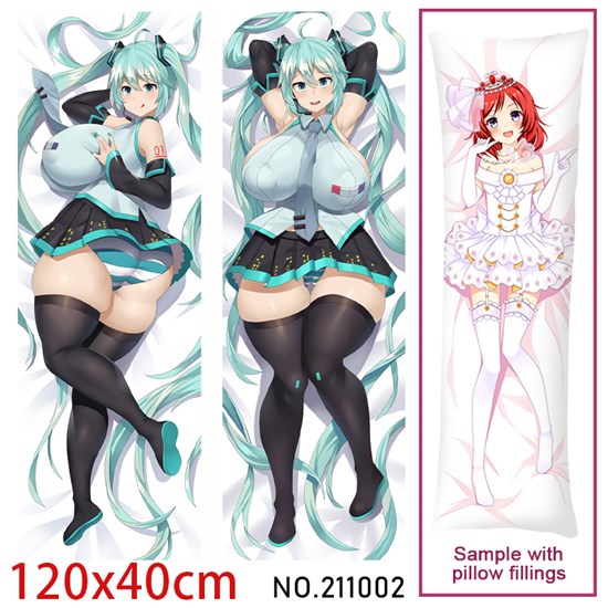 Anime Girl Miku Dakimakura Hugging Body Pillow Case Cover