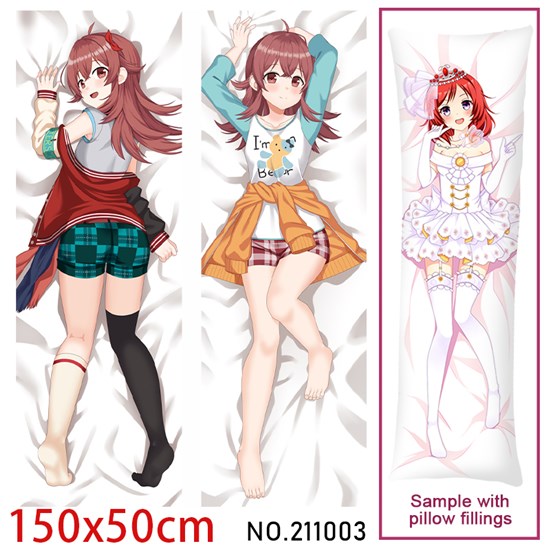Anime Girl Komiya Kaho Dakimakura Hugging Body Pillow Case Cover