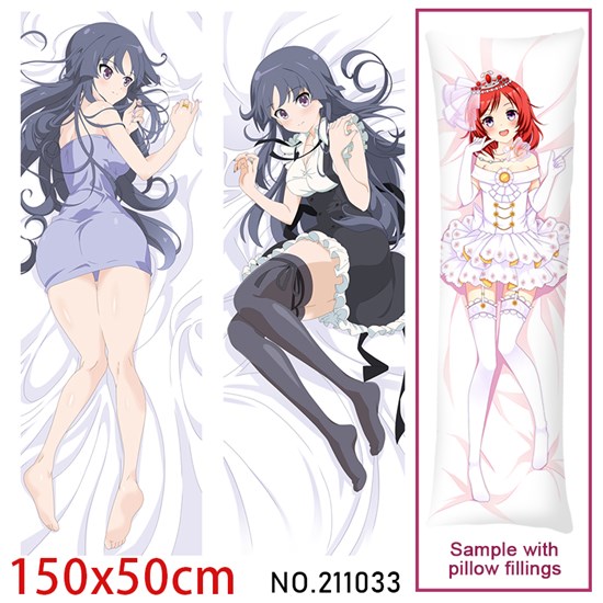 Anime Girl Shirai Yuyu Dakimakura Hugging Body Pillow Case Cover