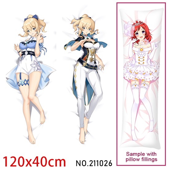 Anime Girl Naganohara Yoimiya Dakimakura Hugging Body Pillow Case Cover