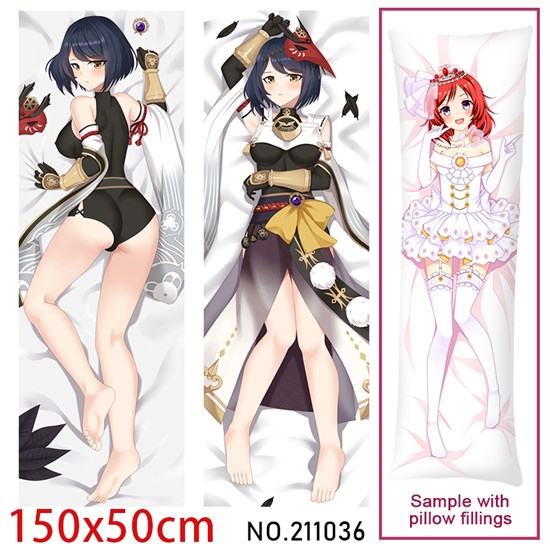 Anime Girl Kujo Sara Dakimakura Hugging Body Pillow Case Cover