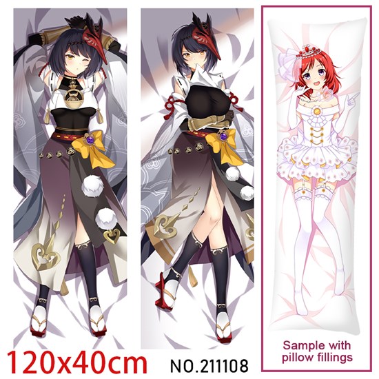 Anime Girl Kujo Sara Dakimakura Hugging Body Pillow Case Cover