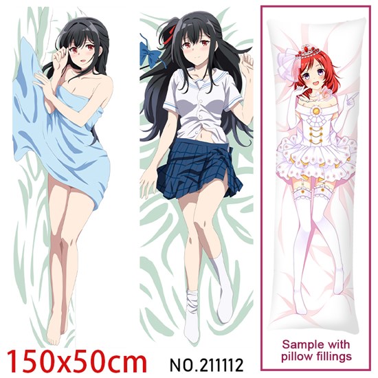 Anime Girl Shirai Yuyu Dakimakura Hugging Body Pillow Case Cover