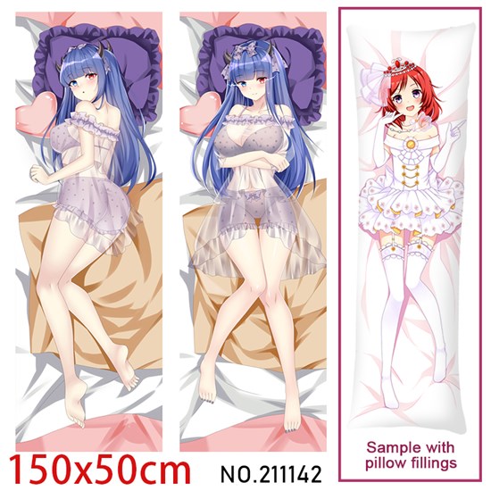 Anime Girl Elbing Dakimakura Hugging Body Pillow Case Cover