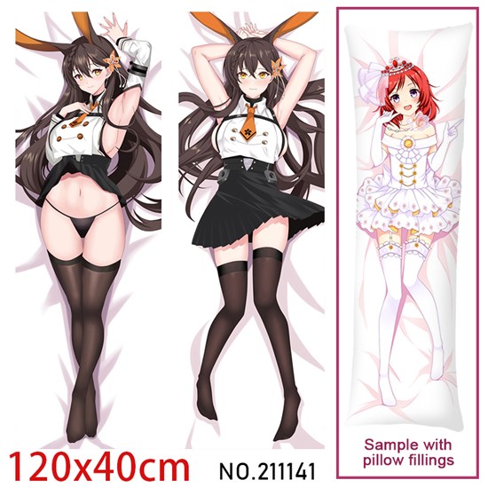 Anime Girl IJN Atago Dakimakura Hugging Body Pillow Case Cover