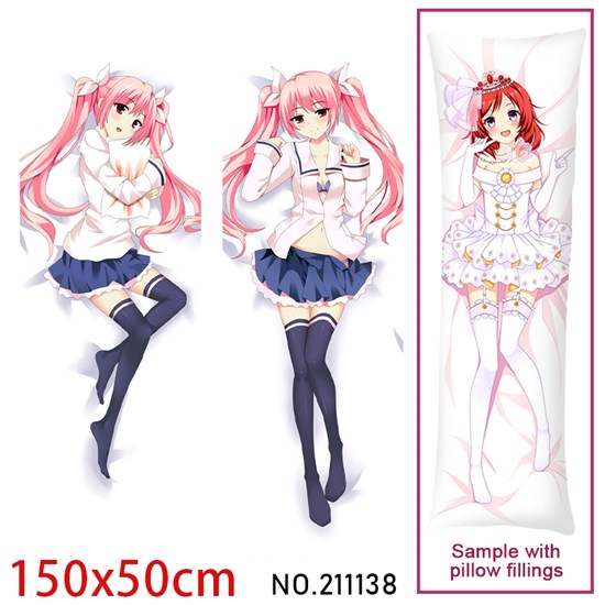 Anime Girl Kotori Itsuka Dakimakura Hugging Body Pillow Case Cover