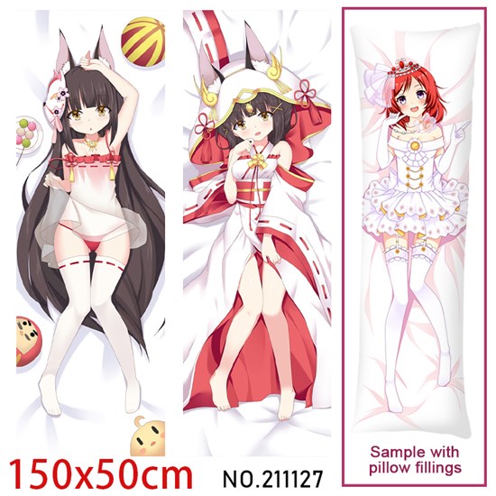 Anime Girl Nagato Dakimakura Hugging Body Pillow Case Cover