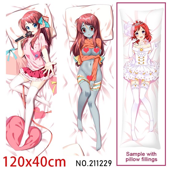 Anime Girl Minamoto Sakura Dakimakura Hugging Body Pillow Case Cover