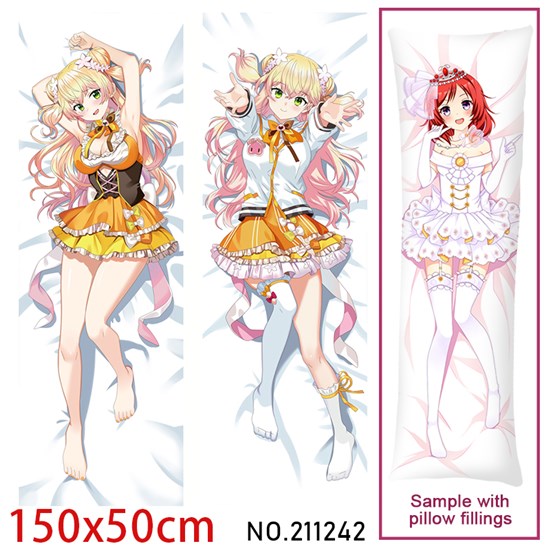 Anime Girl Momosuzu Nene Dakimakura Hugging Body Pillow Case Cover