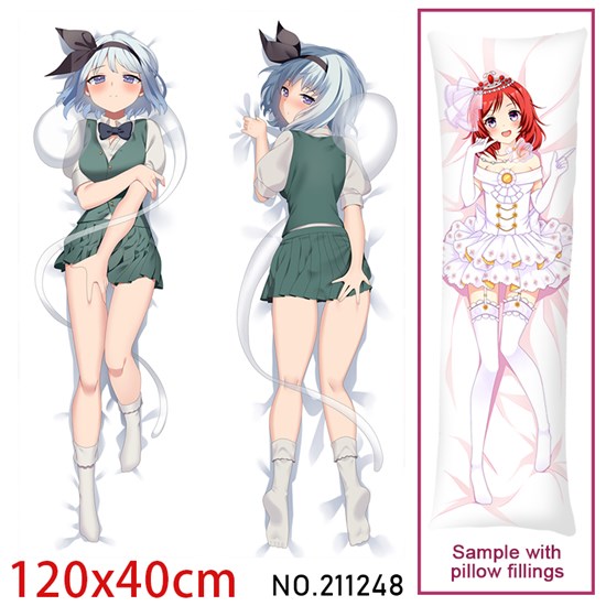 Anime Girl Youmu Konpaku Dakimakura Hugging Body Pillow Case Cover