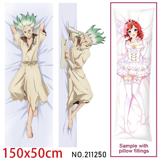 Anime Ishigami Senkuu Dakimakura Hugging Body Pillow Case Cover