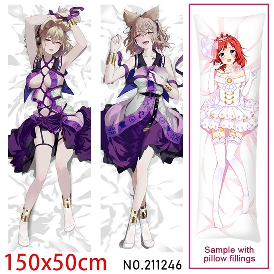 Anime Toyosatomimi no Miko Dakimakura Hugging Body Pillow Case Cover