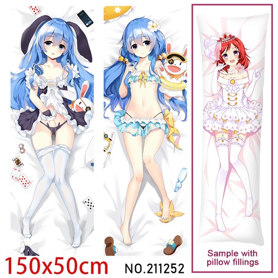 Anime Girl Himekawa Yoshino Dakimakura Hugging Body Pillow Case Cover
