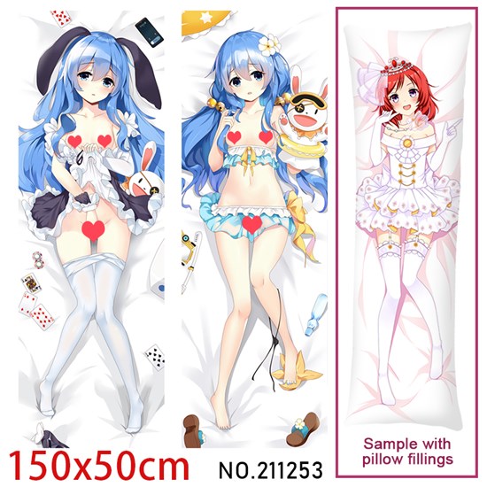 Anime Girl Himekawa Yoshino Dakimakura Hugging Body Pillow Case Cover
