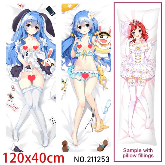 Anime Girl Himekawa Yoshino Dakimakura Hugging Body Pillow Case Cover