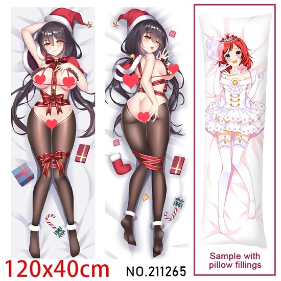 Anime Girl Tokisaki Kurumi Dakimakura Hugging Body Pillow Case Cover