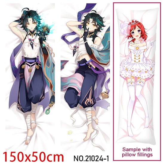 Anime Xiao Dakimakura Hugging Body Pillow Case Cover