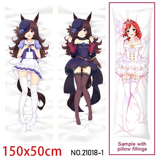 Anime Girl Rice Dakimakura Hugging Body Pillow Case Cover
