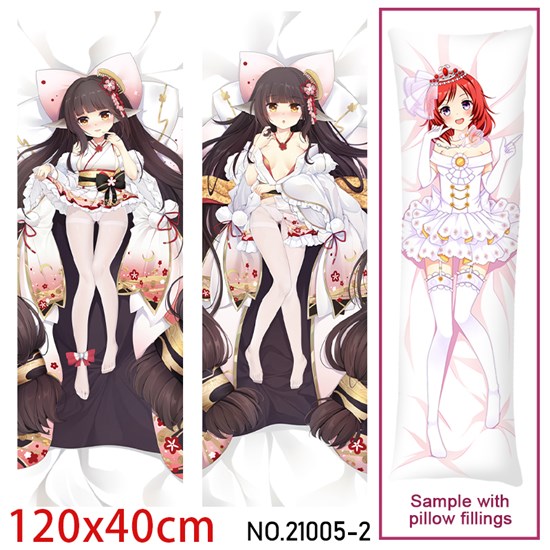 Anime Girl IJN Harutsuki Dakimakura Hugging Body Pillow Case Cover
