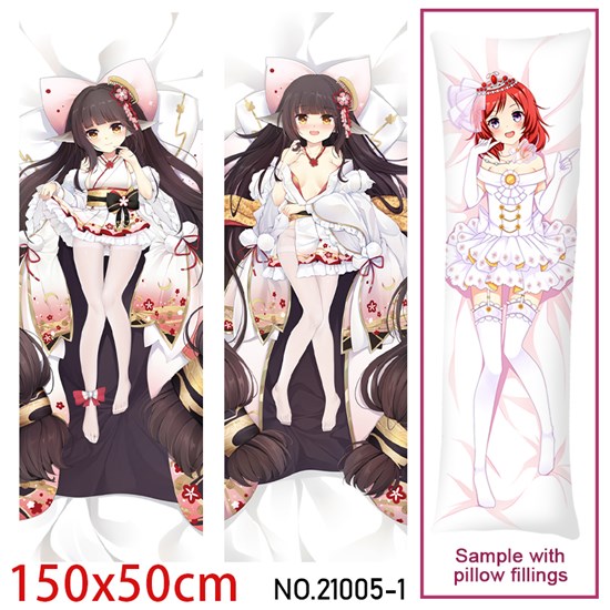 Anime Girl IJN Harutsuki Dakimakura Hugging Body Pillow Case Cover