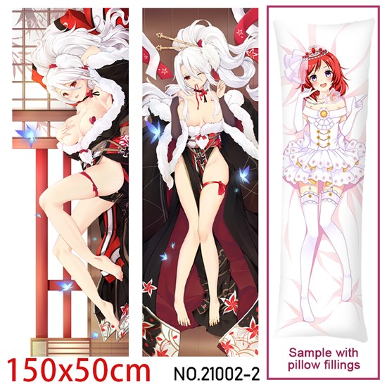 Anime Girl KMS Prinz Heinrich Dakimakura Hugging Body Pillow Case Cover