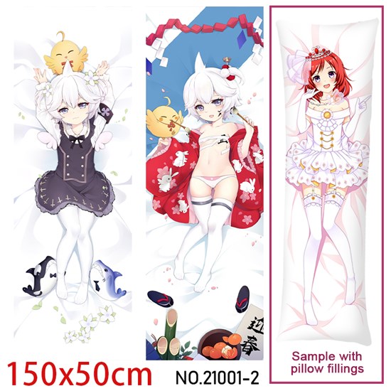 Anime Girl U-110 Dakimakura Hugging Body Pillow Case Cover