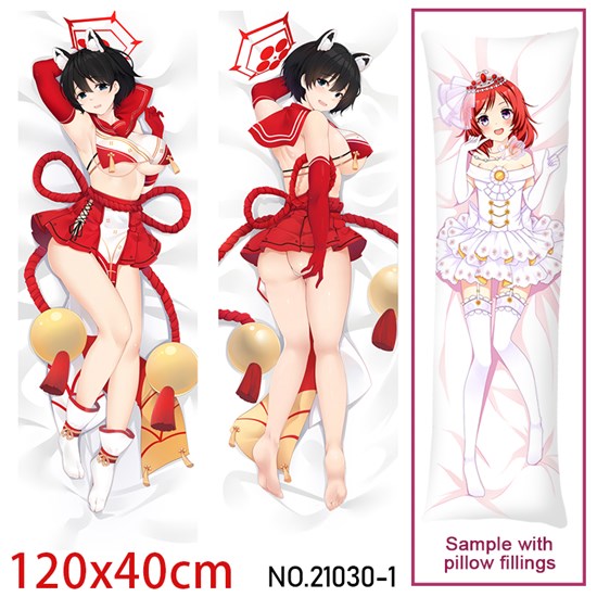 Anime Girl Hasuga Tubaki Dakimakura Hugging Body Pillow Case Cover
