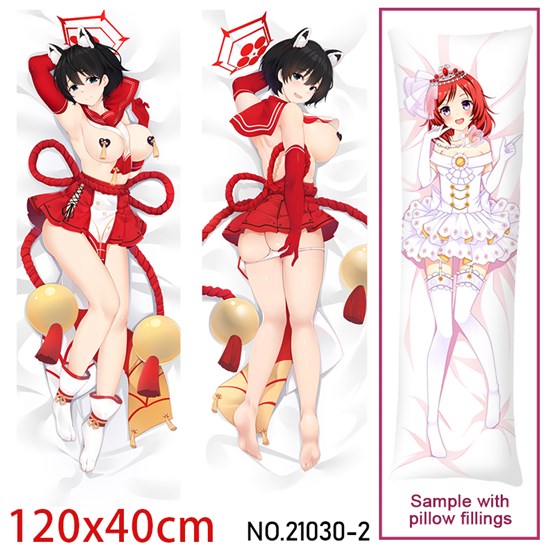 Anime Girl Hasuga Tubaki Dakimakura Hugging Body Pillow Case Cover