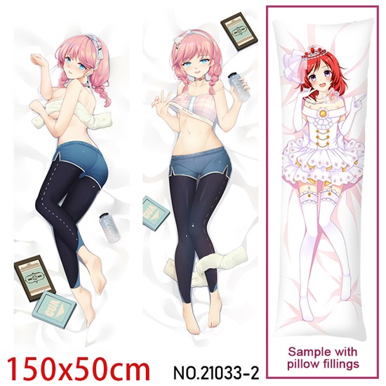 Anime Girl Blue Poison Dakimakura Hugging Body Pillow Case Cover