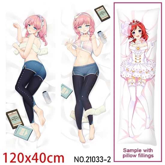 Anime Girl Blue Poison Dakimakura Hugging Body Pillow Case Cover