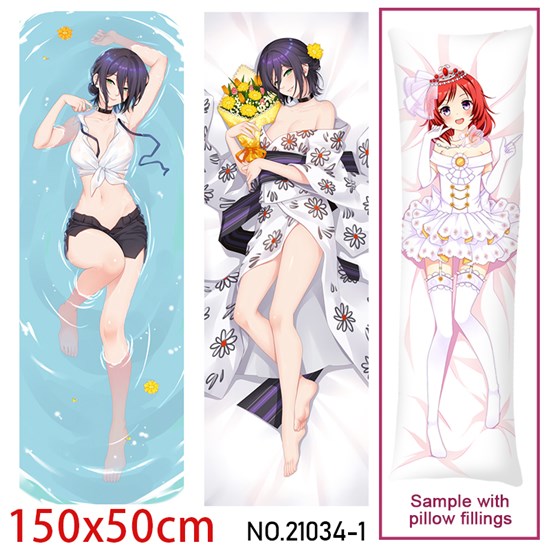 Anime Girl Reze Dakimakura Hugging Body Pillow Case Cover