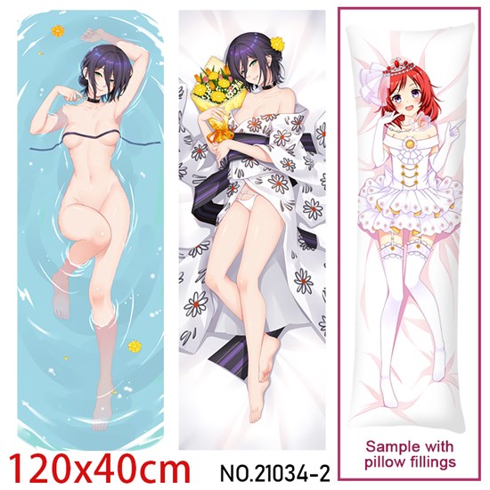 Anime Girl Reze Dakimakura Hugging Body Pillow Case Cover