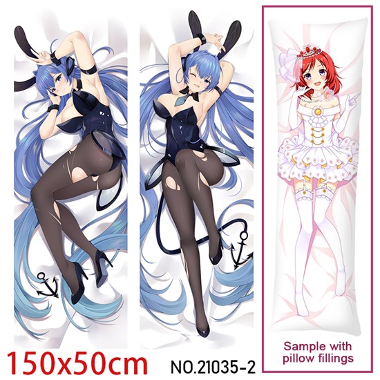 Anime Girl USS New Jersey Dakimakura Hugging Body Pillow Case Cover