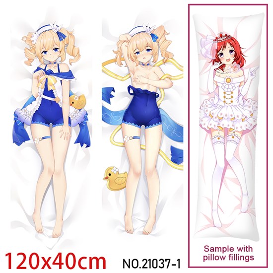 Anime Girl Barbara Dakimakura Hugging Body Pillow Case Cover