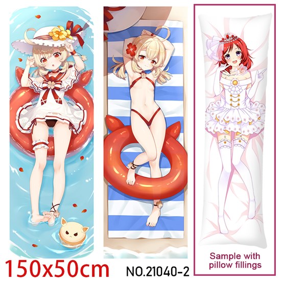 Anime Girl Klee Dakimakura Hugging Body Pillow Case Cover