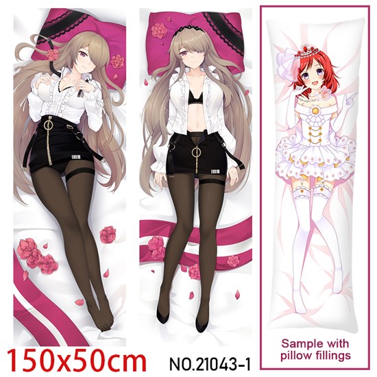Anime Girl Rita Rossweisse Dakimakura Hugging Body Pillow Case Cover