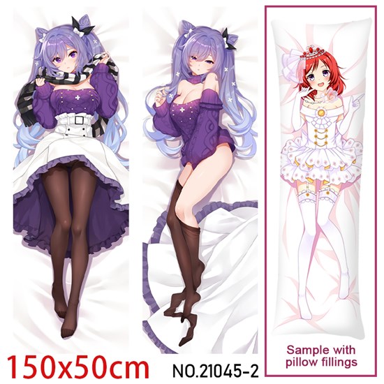 Anime Girl Keqing Dakimakura Hugging Body Pillow Case Cover