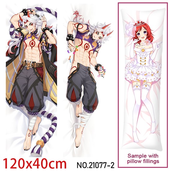 Anime Arataki Itto Dakimakura Hugging Body Pillow Case Cover