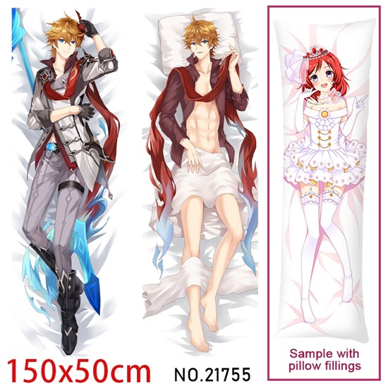 Anime Tartaglia Dakimakura Hugging Body Pillow Case Cover