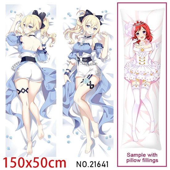 Anime Girl Jean Gunnhildr Dakimakura Hugging Body Pillow Case Cover